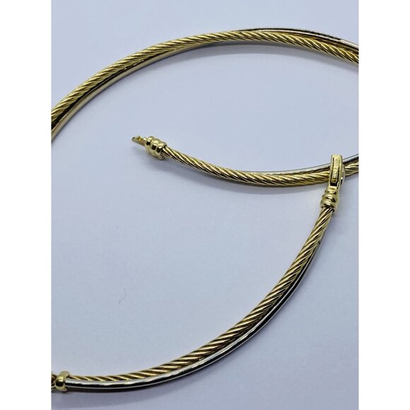 David Yurman Two-Tone Gold and Silver Necklace - Picture 9 of 16